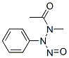 N'-乙酰基-N'-甲基-N-苯基硝基US (酰)肼 结构式