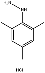 2,4,6-三甲基苯肼盐酸盐 结构式
