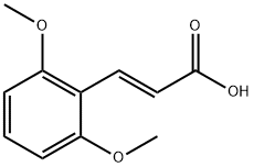 2,6-二甲氧基肉桂酸 结构式