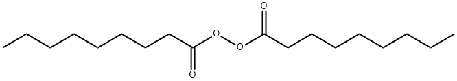 bis(1-oxononyl) peroxide 结构式