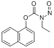 1-Naphthyl-N-ethyl-N-nitrosocarbamate  结构式