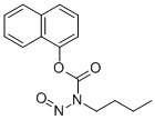 1-Naphthyl-N-butyl-N-nitrosocarbamate  结构式