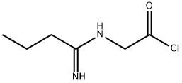 Acetyl  chloride,  [(1-iminobutyl)amino]-  (9CI) 结构式