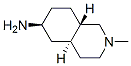 6-Isoquinolinamine,decahydro-2-methyl-,(4aalpha,6beta,8abeta)-(9CI) 结构式