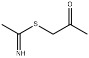 Ethanimidothioic acid, 2-oxopropyl ester (9CI) 结构式