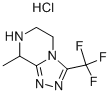 3-(TRIFLUOROMETHYL)-5,6,7,8-TETRAHYDRO-8-METHYL-[1,2,4]TRIAZOLO[4,3-A]PYRAZINE HYDROCHLORIDE 结构式