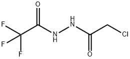 1-氯乙酰基-2-(三氟乙酰基)肼 结构式