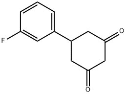 5-(3-氟苯基)-1,3-环己二酮 结构式