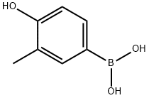 3-甲基-4-羟基苯硼酸 结构式
