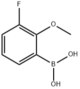 3-氟-2-甲氧基苯基硼酸 结构式