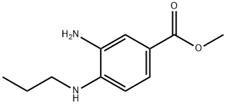 3-氨基-4-(丙氨基)苯甲酸甲酯 结构式