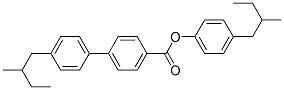 4-(2-methylbutyl)phenyl 4'-(2-methylbutyl)[1,1'-biphenyl]-4-carboxylate  结构式