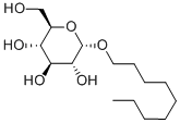 N-NONYL A-D-GLUCOPYRANOSIDE 结构式