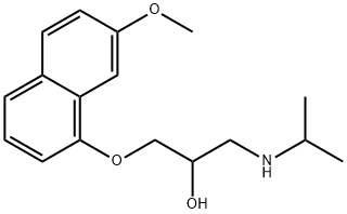 rac 7-Methoxy Propranolol 结构式