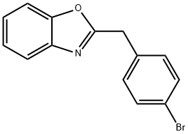 2-(4-溴苄基)苯并[D]恶唑 结构式