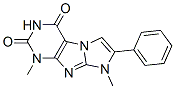 1,8-Dimethyl-7-phenyl-1H-imidazo[2,1-f]purine-2,4(3H,8H)-dione 结构式