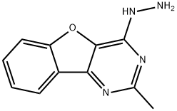 (2-METHYL-BENZO[4,5]FURO[3,2-D]PYRIMIDIN-4-YL)-HYDRAZINE 结构式