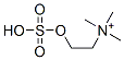 sulfocholine 结构式