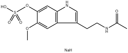 6-Sulfatoxy Melatonin SodiuM Salt 结构式