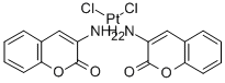 Platinum(II), bis(2-oxo-2H-1-benzopyran-3-ylammine)dichloro-, (Z)- 结构式