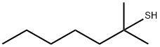 2-methylheptane-2-thiol 结构式