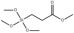 (三甲氧基硅基)丙酸甲酯 结构式