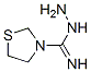 3-Thiazolidinecarboximidicacid,hydrazide(9CI) 结构式