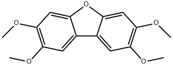 2,3,7,8-Tetramethoxydibenzofuran 结构式