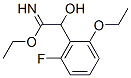 Benzeneethanimidic  acid,  2-ethoxy-6-fluoro--alpha--hydroxy-,  ethyl  ester  (9CI) 结构式