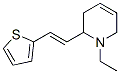 Pyridine, 1-ethyl-1,2,3,6-tetrahydro-2-[2-(2-thienyl)ethenyl]-, (E)- (9CI) 结构式