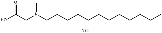 月桂基肌氨酸钠盐 结构式