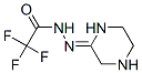 N-[(2Z)-哌嗪-2-亚基]-2,2,2-三氟乙酰肼 结构式