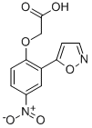 2-(2-(ISOXAZOL-5-YL)-4-NITROPHENOXY)ACETIC ACID 结构式