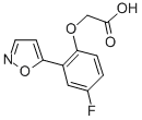 2-(4-FLUORO-2-(ISOXAZOL-5-YL)PHENOXY)ACETIC ACID 结构式