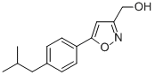 (5-(4-ISOBUTYLPHENYL)ISOXAZOL-3-YL)METHANOL 结构式