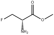 (S)-2-氨基-3-氟丙酸甲酯 结构式