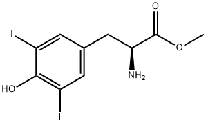 3,5-二碘-L-酪氨酸甲酯 结构式