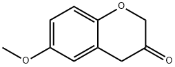 6-甲氧基-3-二氢色原酮 结构式
