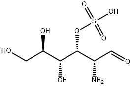 glucosamine 3-O-sulfate 结构式