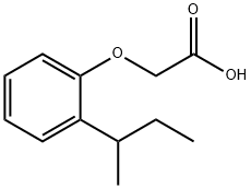 2-(2-(仲丁基)苯氧基)乙酸 结构式