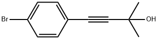 4-(4-BROMOPHENYL)-2-METHYLBUT-3-YN-2-OL 结构式