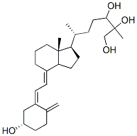 24,25,26-trihydroxyvitamin D3 结构式
