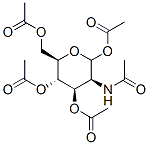 2-acetamido-1,3,4,6-tetra-O-acetyl-2-deoxymannopyranose 结构式