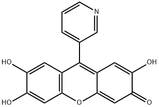 3'-PYRIDYLFLUORONE 结构式