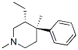 Piperidine, 3-ethyl-1,4-dimethyl-4-phenyl-, trans- (9CI) 结构式