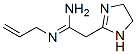 1H-Imidazole-2-ethanimidamide,  4,5-dihydro-N-2-propenyl-  (9CI) 结构式