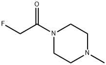 Piperazine, 1-(fluoroacetyl)-4-methyl- (9CI) 结构式
