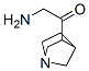 Ethanone, 2-amino-1-(1-azabicyclo[2.2.1]hept-3-yl)-, endo- (9CI) 结构式