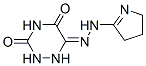 1,2,4-Triazine-3,5,6(4H)-trione, dihydro-, 6-[(3,4-dihydro-2H-pyrrol-5-yl)hydrazone] (9CI) 结构式