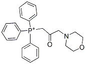 (2-oxo-3-morpholino)propyltriphenylphosphonium 结构式